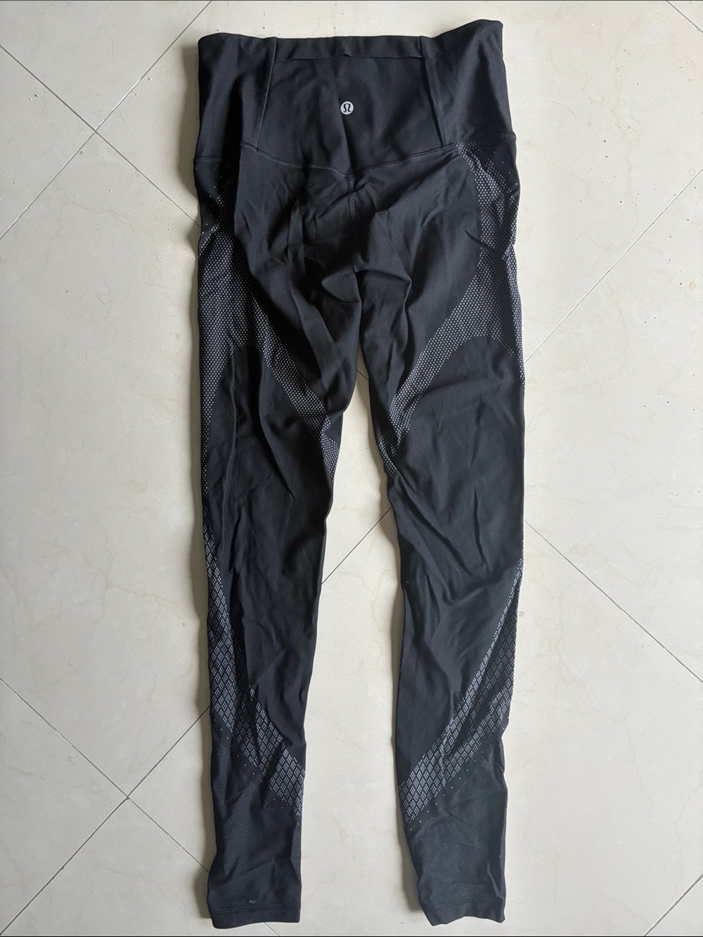 lululemon athletica Black High-Waist Reflective Leggings